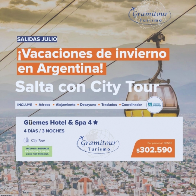 SALTA CON CITY TOUR VAC DE INV 2024